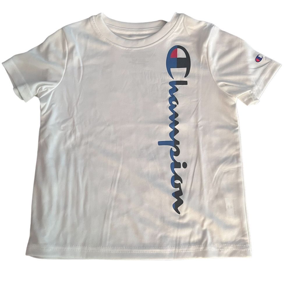Champion Boys' Lightweight Active Set (Navy/White) Shirt And Pants 4/5‎